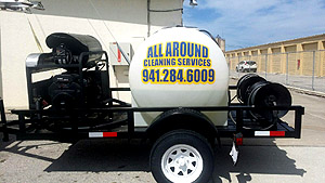 Mobile Hot Water Pressure Cleaning Tank